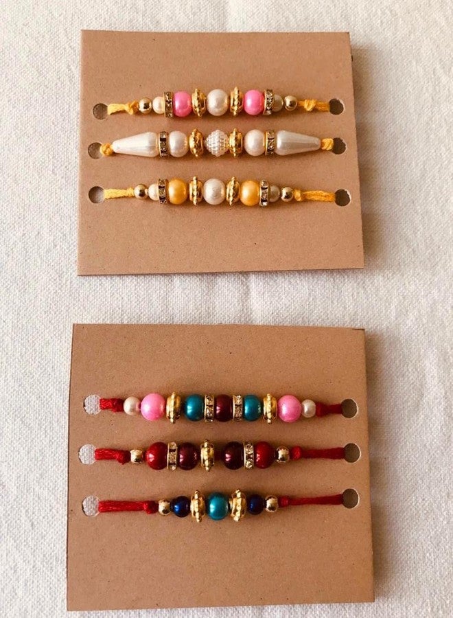 The brown box Rakhi Making Material or Rakhi Making kit DIY Kit Craft Kit Art and Craft Kit - Image 3
